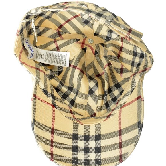Burberry Classic Multi-Color Check Print Baseball Cap Hat size M - Picture 4 of 6